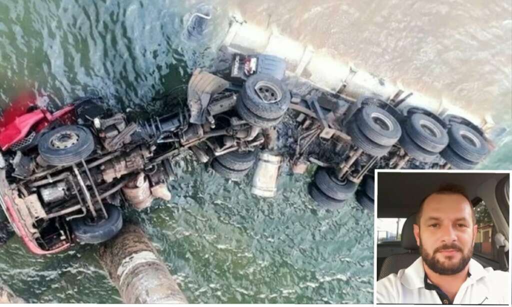 Motorista ferreirense morre após caminhão despencar de 53 metros de ponte