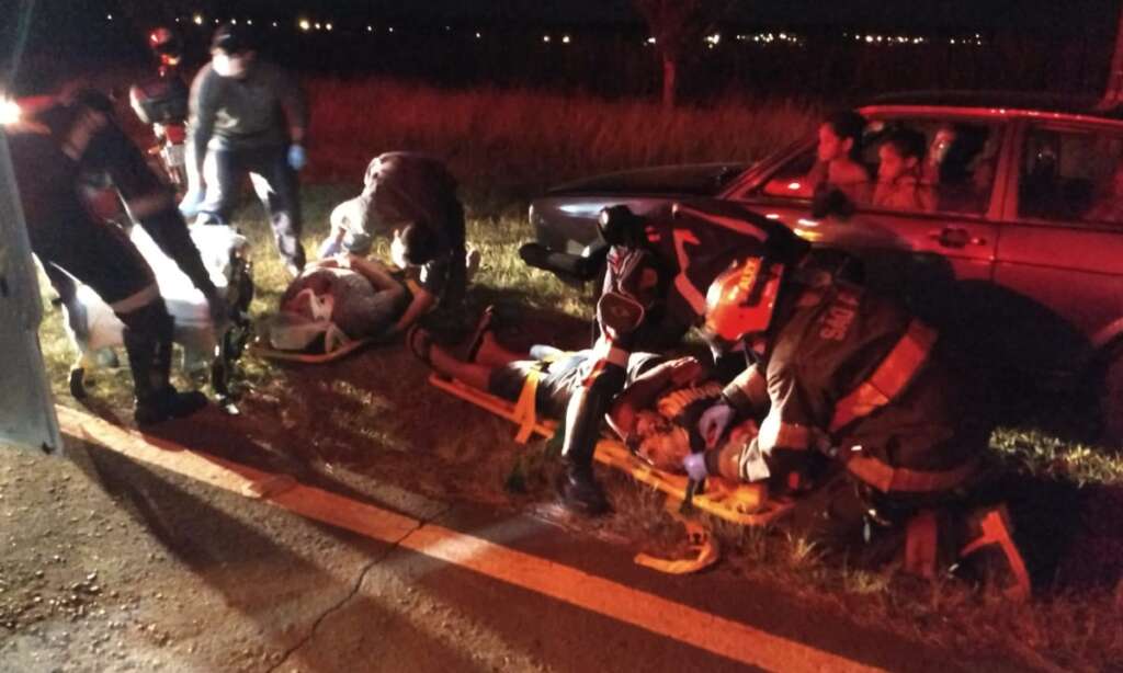 Grave acidente deixa vítimas no km 01 da SP-201 em Pirassununga