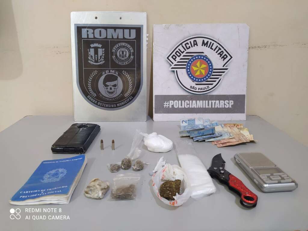 Forças de Segurança de Pirassununga detém suspeito de tráfico de drogas