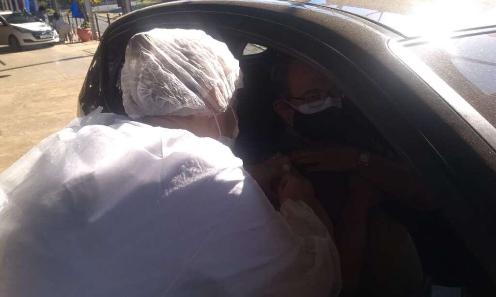 458 idosos foram vacinados durante o drive thru em Pirassununga