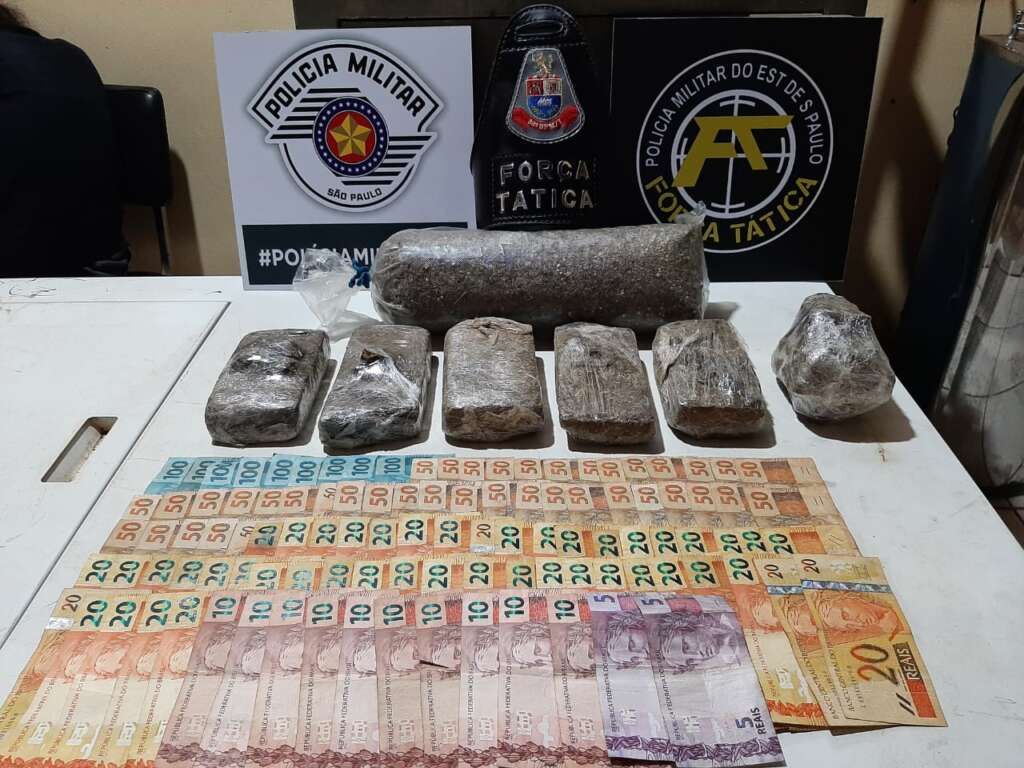 Força Tática da PM de Leme prende homem com de 4 kg com maconha