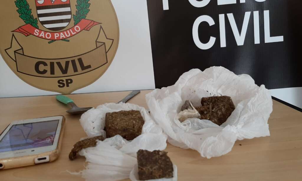 Investigações da Polícia Civil de Pirassununga prende "açougueiro" com maconha