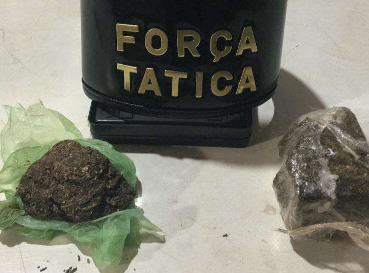 Força Tática de Leme prende homem com cerca de 200 gramas de maconha