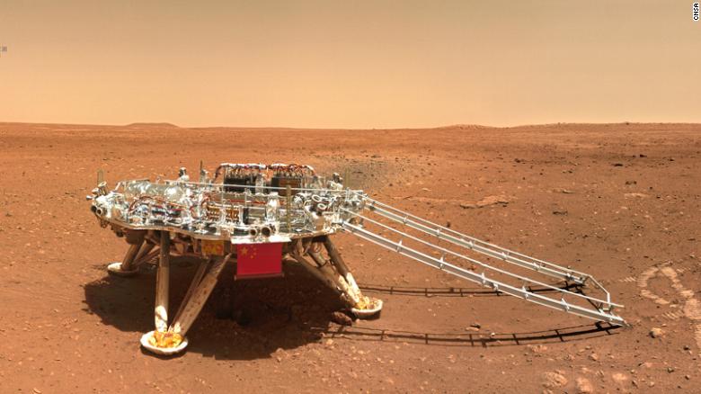 China divulga novas imagens de Marte