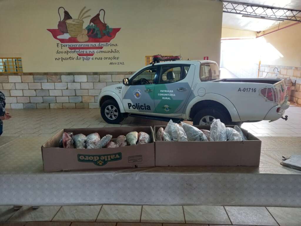Polícia Militar Ambiental doa pescados para Grupo Assistencial 2 A D 1