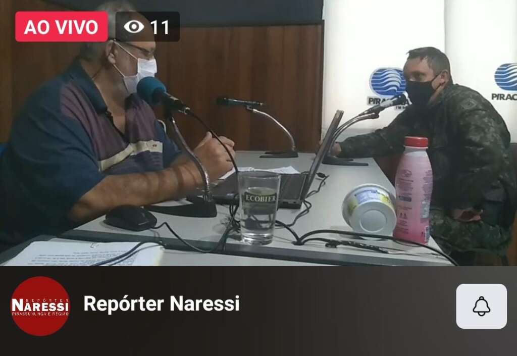 PM Ambiental. Entrevista em Rádio e ações no plantio de árvores 2 AMBIENTAL 1