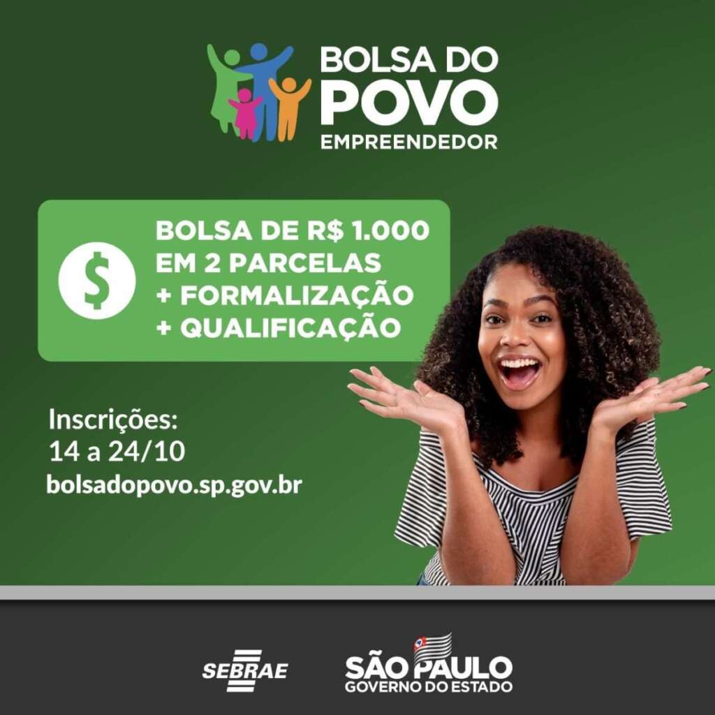 Bolsa do Povo Empreendedor está com inscrições abertas 1 Bolsa do Povo Empreendedor