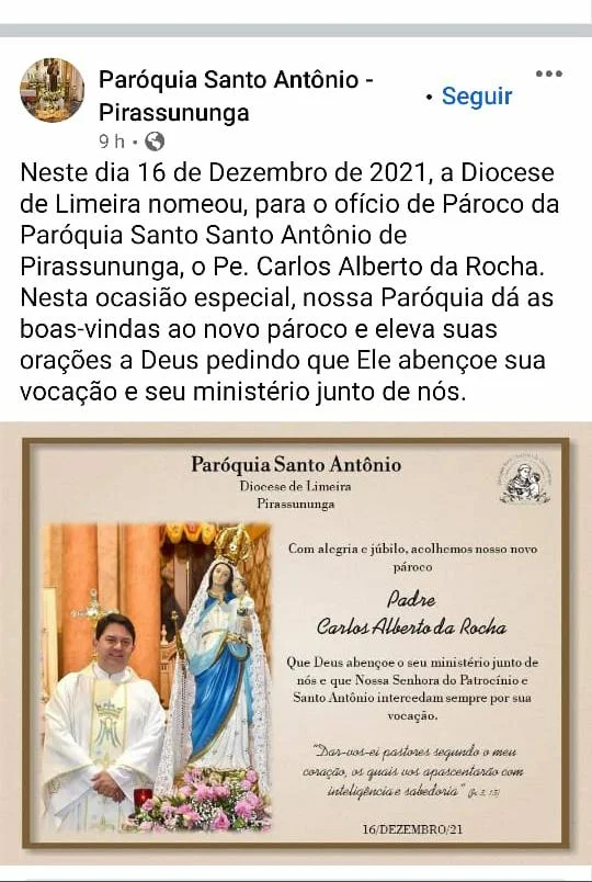 O retorno. Padre “Carlinhos” volta para Pirassununga após saída conturbada 3 pe 1