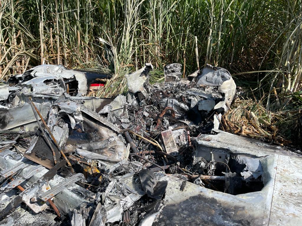 Aeronave que teria pousado em canavial poderia estar transportando drogas 2 aviao 3