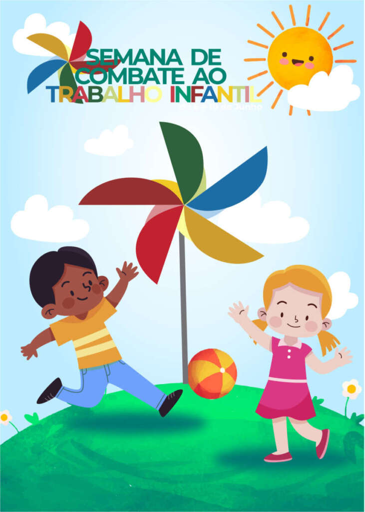 Folder Semana de Combate ao Trabalho Infantil Frente