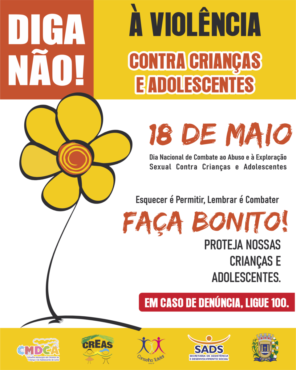 Maio Laranja Mes de Enfrentamento e combate a exploracao sexual contra criancas e adolescentes 1