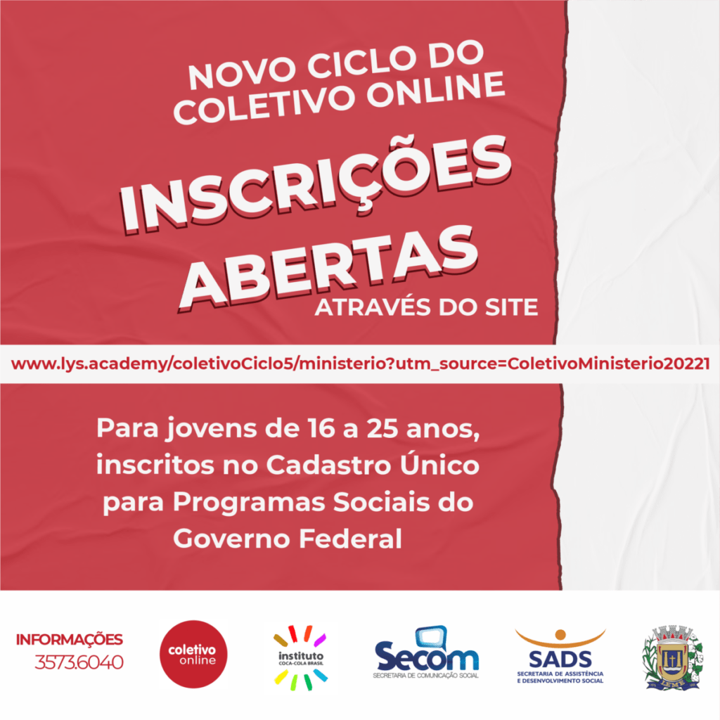Leme: Curso online gratuito que conecta jovens ao primeiro emprego 1 Segundo Ciclo do Coletivo On line 1