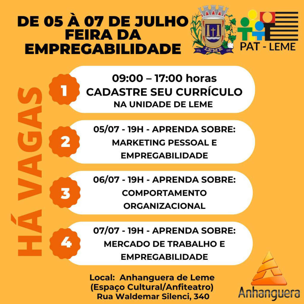 Feira Empregabilidade Anhanguera