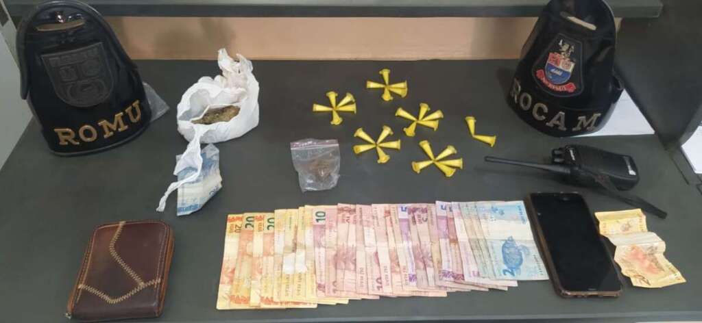 Uma jovem e três adolescentes detidos com drogas no leste e sudeste da cidade 2 GCMROCAM