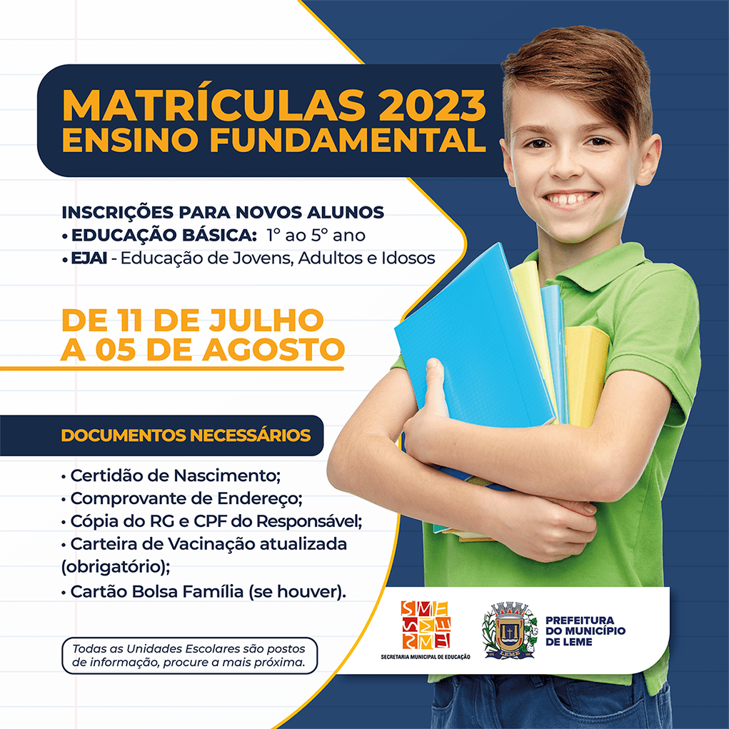 Matricula Fundamental 2023