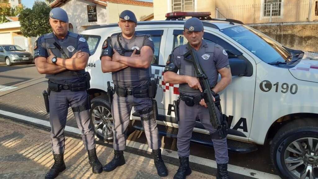 Força Tática de Leme prende homens condenados e outro por tráfico 1 PM Leme 1