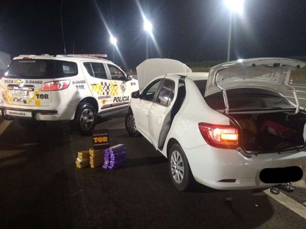 TOR prende homem com "carro cofre" com mais de 10kg de drogas 1 PMRv Drogas Leme Capa