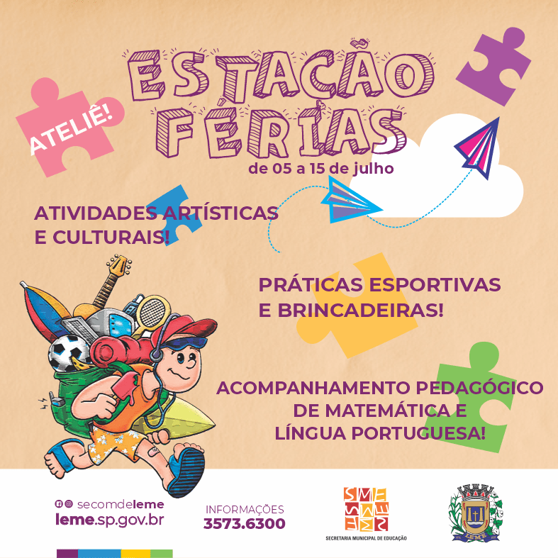 Leme. Projeto “Estação Férias” 1 POST ESTACAO FERIAS