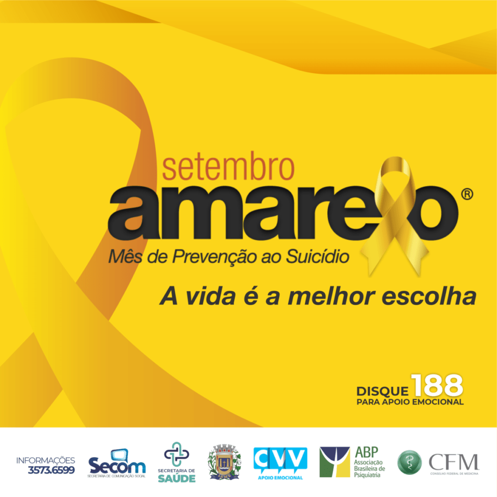 Setembro Amarelo – Mês de Prevenção ao Suicídio 1 31082022 Setembro Amarelo