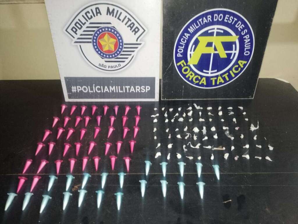 Força Tática da PM de Leme prende mais um homem por tráfico de drogas 1 Leme Tatico Drogas