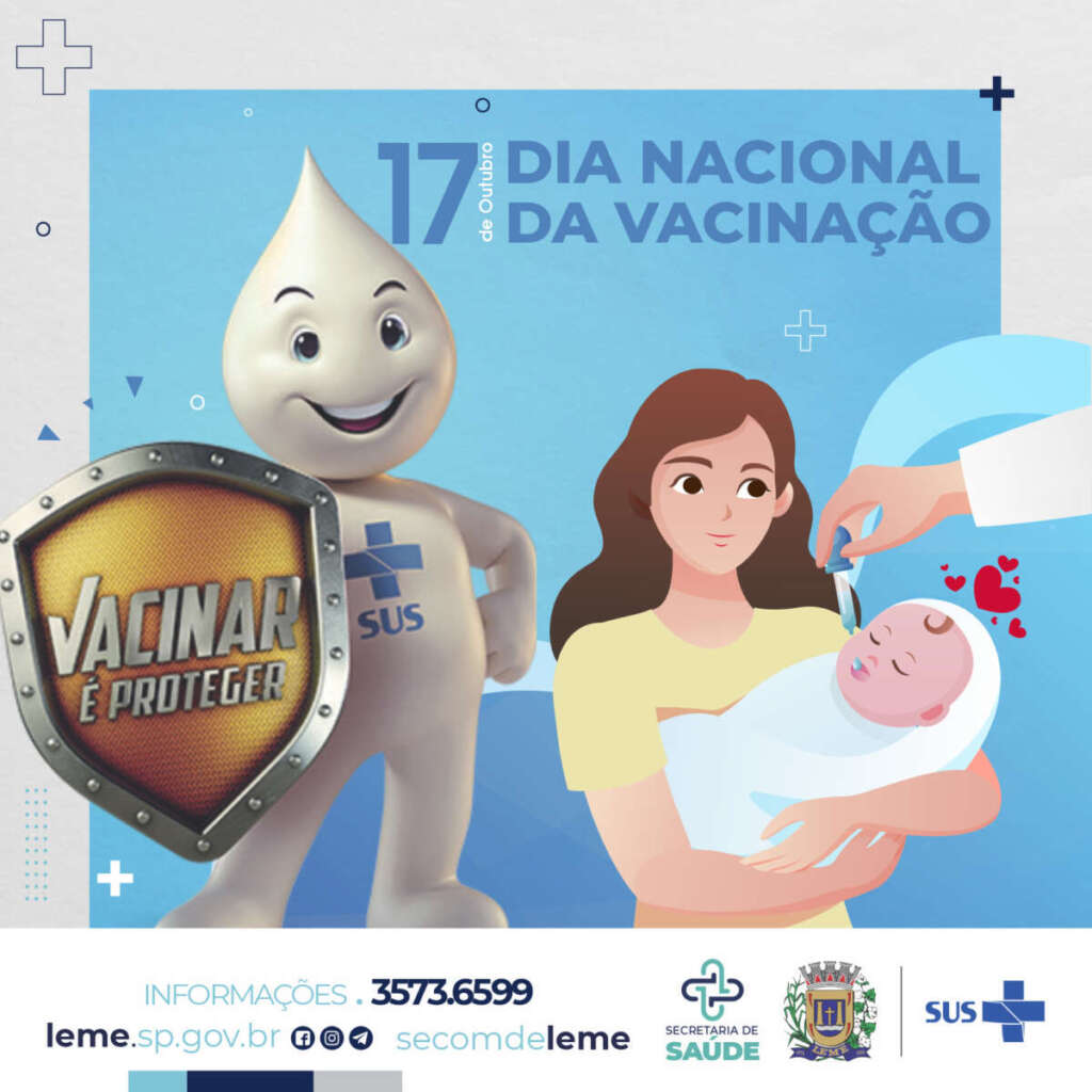 11102022 - 17 de Outubro - Dia Nacional da Vacinação
