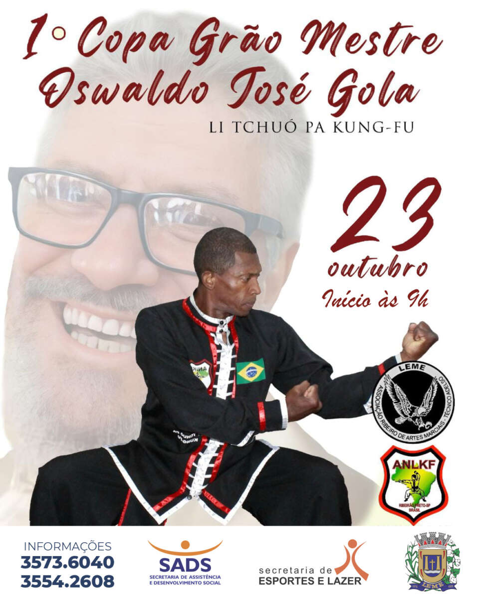 19102022 Leme sediara a 1a Copa Grao Mestre OSwaldo Jose Gola de Kung Fu