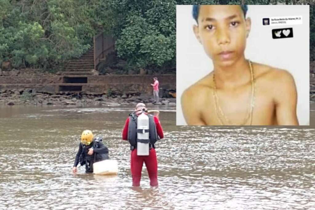 Homens do Corpo de Bombeiros de Pirassununga retira do rio adolescente que se afogou