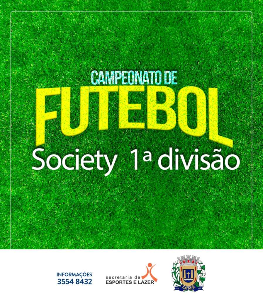 FUTEBOL SOCIETY 1a DIVISAO