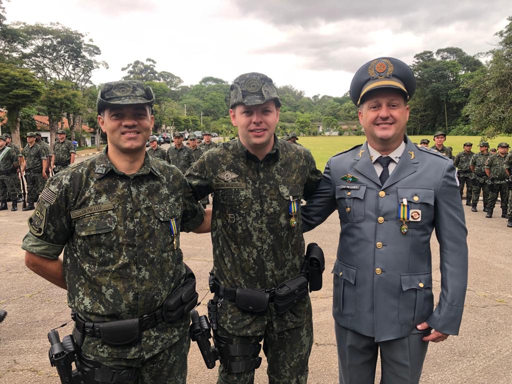 Comando da 2ª Cia. de PM Ambiental homenageado com a Medalha de Cinquentenário