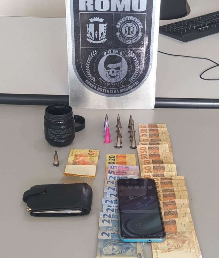 Suspeito de tráfico de drogas é detido pela GCM é liberado no plantão policial 2 ROMU HOJE