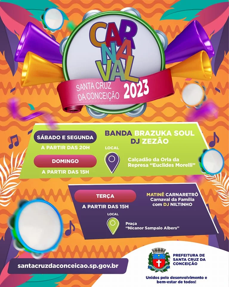 Santa Cruz da Conceição divulgou os dias, local e horas do Carnaval 2023 2 328453164 3381358492130875 8576141139810150137 n 1