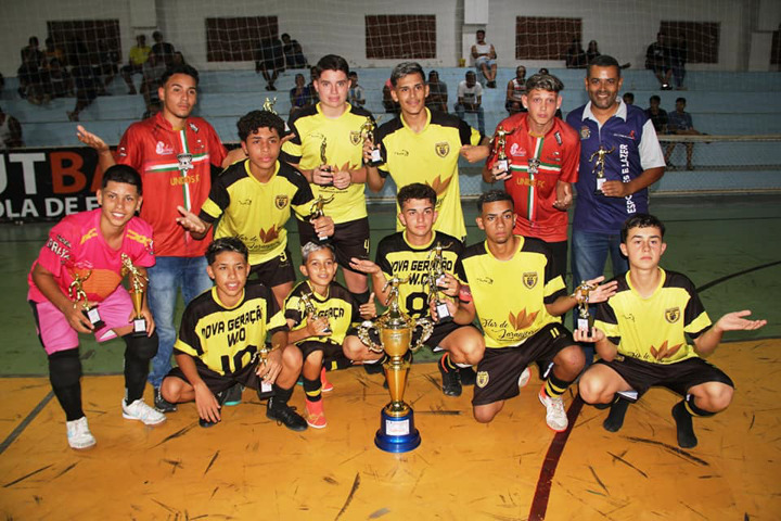 futsal menores sub 16 nova geracao campea