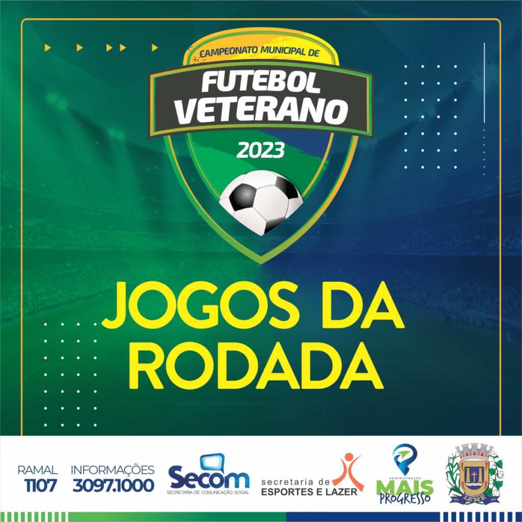 Esporte é levado a sério pela Secretaria de Esportes e Lazer de Leme 6 Campeonato Futebol Veteranos Jogos da Rodada