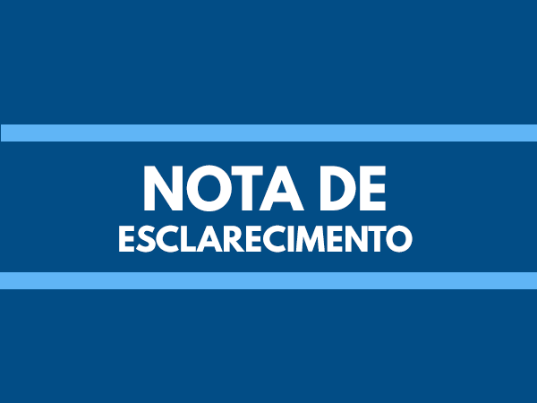 nota de esclarecimento