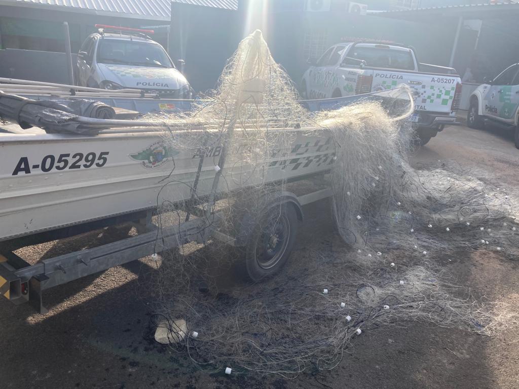 PM Ambiental apreende rede de espera de 800 metros em ambiente aquático 1 WhatsApp Image 2023 06 23 at 16.37.20