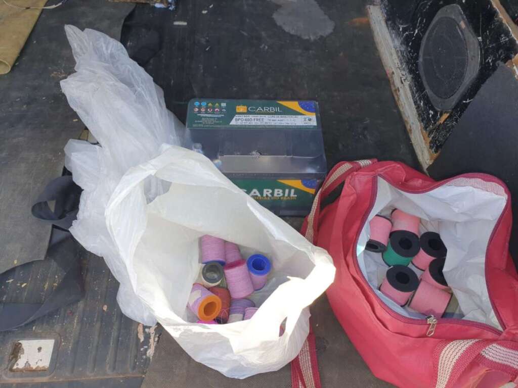 Comerciantes são presos em flagrante por vender 'linhas chinesas', e pela Lei do Desarmamento 17 WhatsApp Image 2023 07 28 at 12.12.47