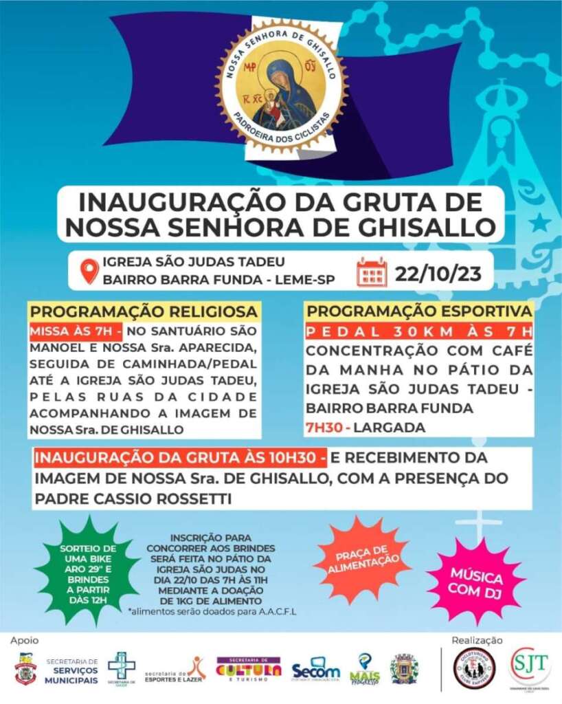 Comunidade São Judas Tadeu conclui a edificação da Gruta de N. Sra. De Ghisallo 3 a86bd0a2 7701 476b 9bd6 1ae27496fc94