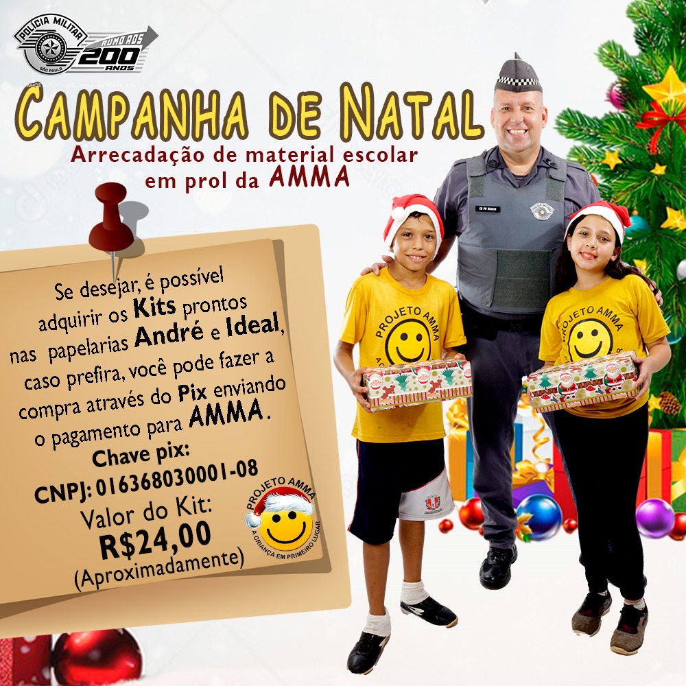 3ª Cia. PM de Pirassununga iniciou a “Campanha Natal” 1 123d99d0 68a8 48e7 97ef d31c3f1e2e15