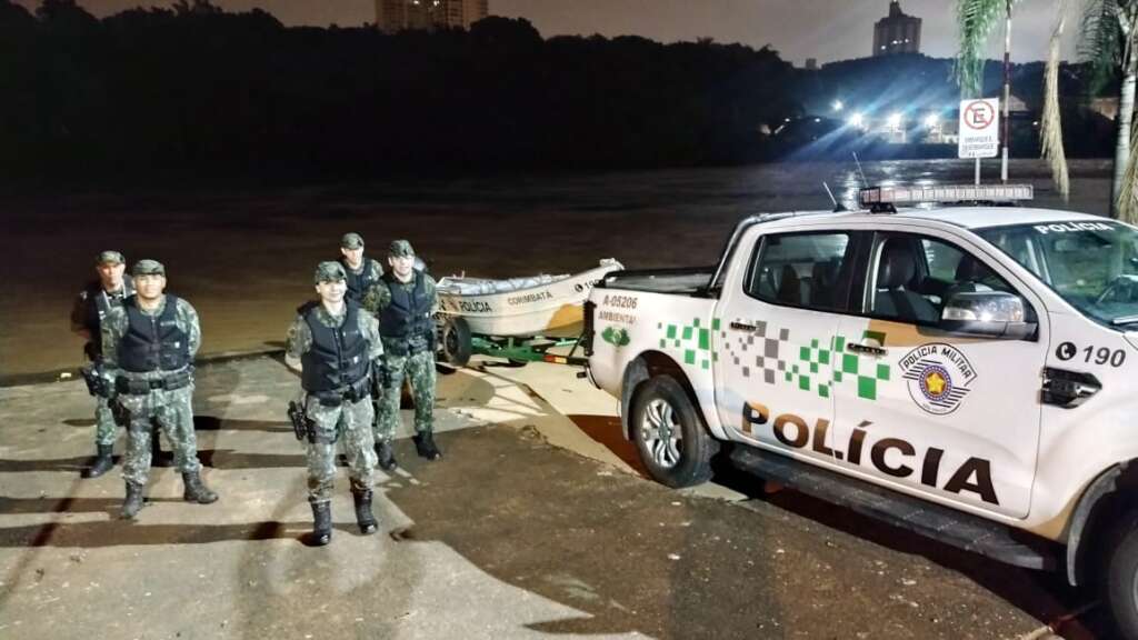 'Operação Piracema'. Capitão PM Ilgges, comanda ação na madrugada no primeiro dia 4 PM AMB 01 11 23 1