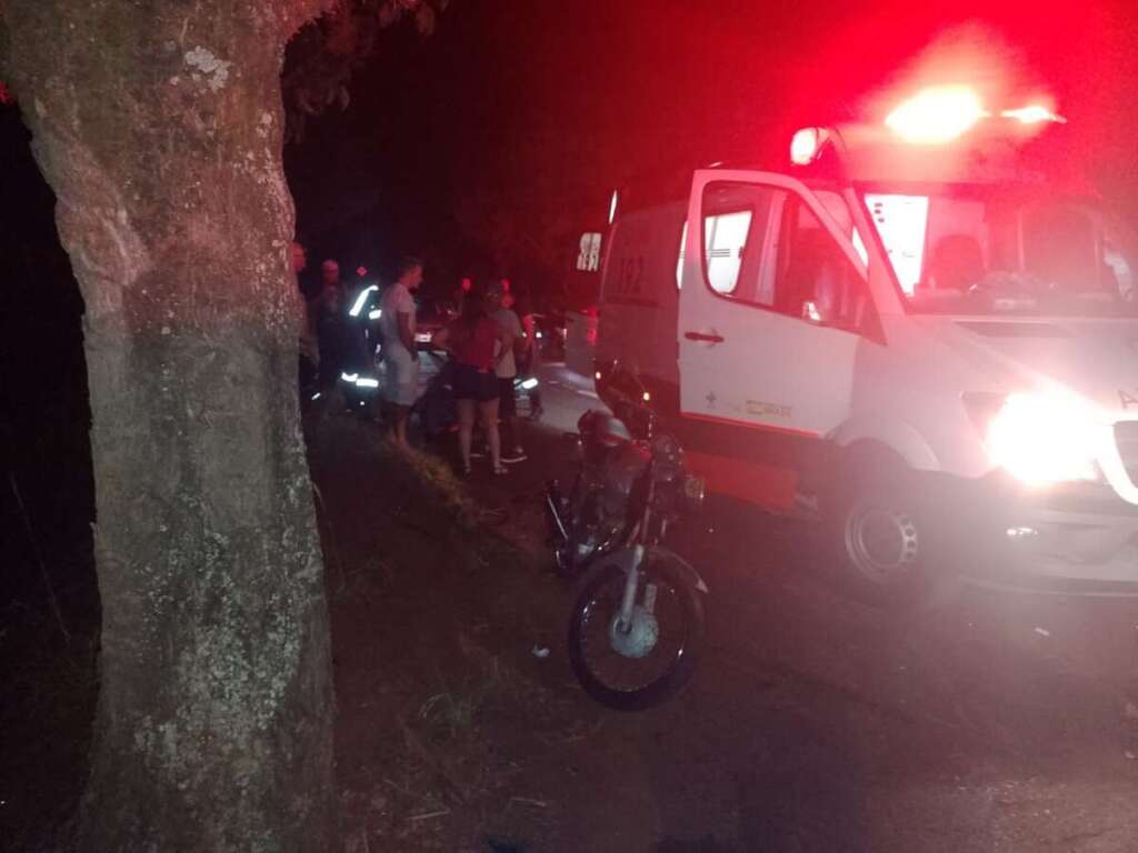 Colisão entre carro e motocicleta na SP - 201, em Pirassununga 4 WhatsApp Image 2024 01 01 at 20.50.57