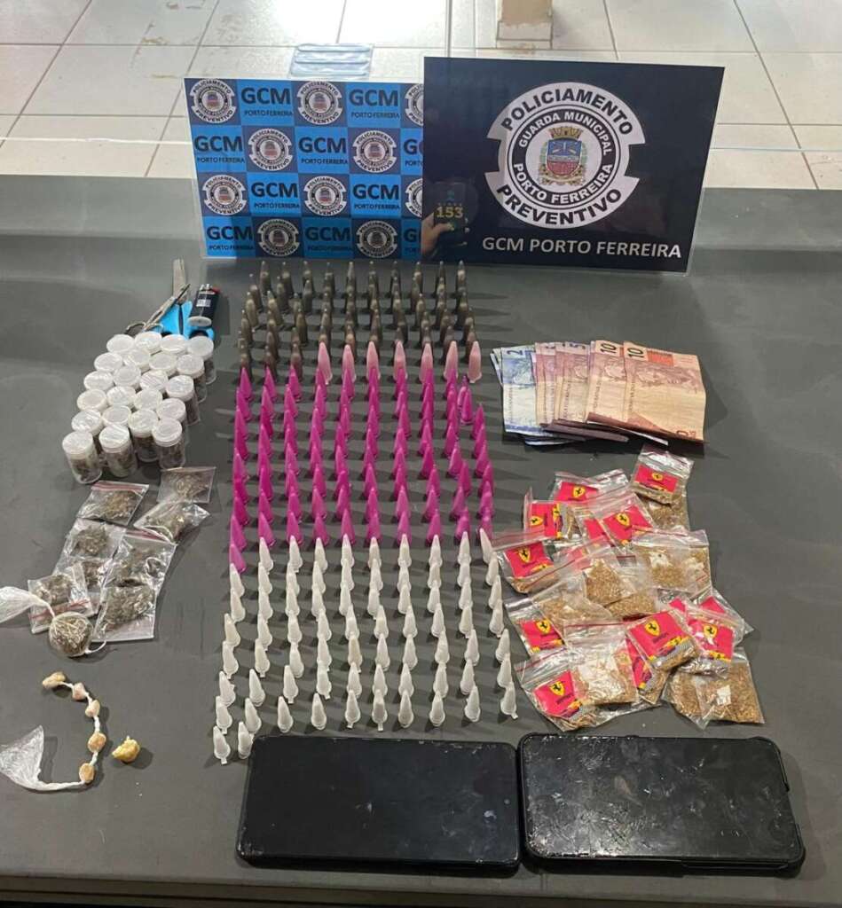 Resumo. GCM de Porto Ferreira retira cerca de 1.600 drogas, apreende adolescentes, traficante, recupera veículos... 4 0bd13450 6045 4aee bbab c8e81c30d708