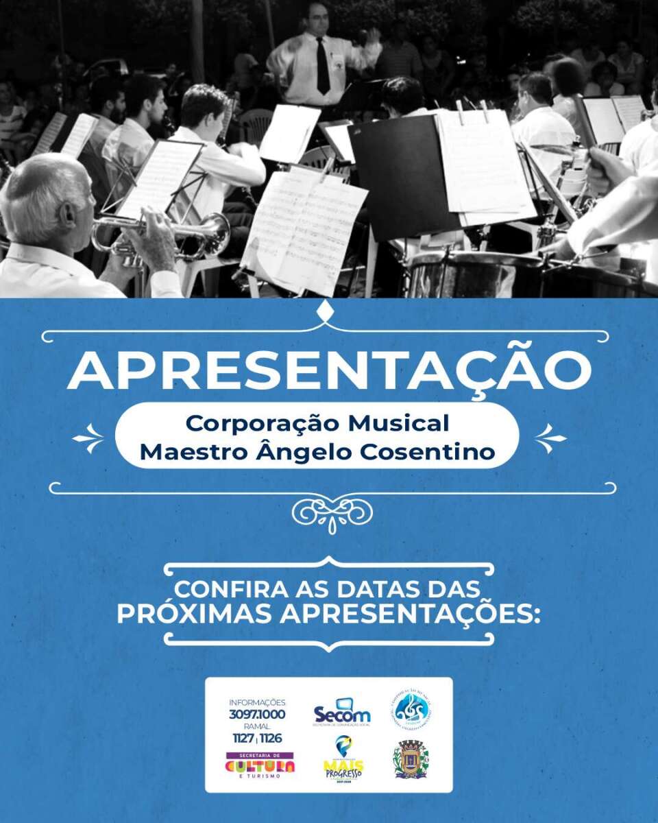 Apresentações da Corporação Musical “Maestro Ângelo Cosentino” em maio 2025 1 Apresentacoes Banda Leme