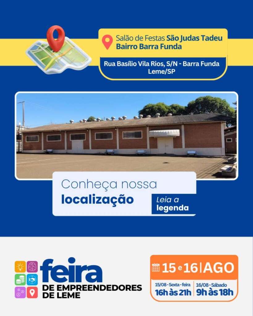 Leme. Feira de Empreendedores de Leme acontece neste final de semana 2 4aed444b 2a19 45d8 975f 39aa9600995f 1