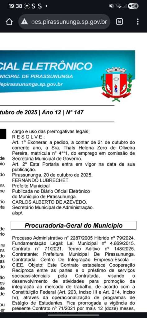 Thais Zero, secretária de governo de Pirassununga se exonera do cargo 2 185fd463 09df 4b1b bfc8 a988265e7066 3