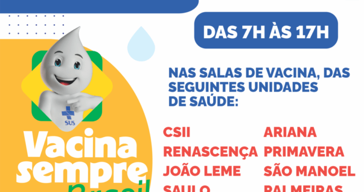 Veja as principais ações de Leme divulgadas pela SECOM na sexta-feira, 24 de outubro 1 Campanha Multivacinacao Outubro 2025 Post