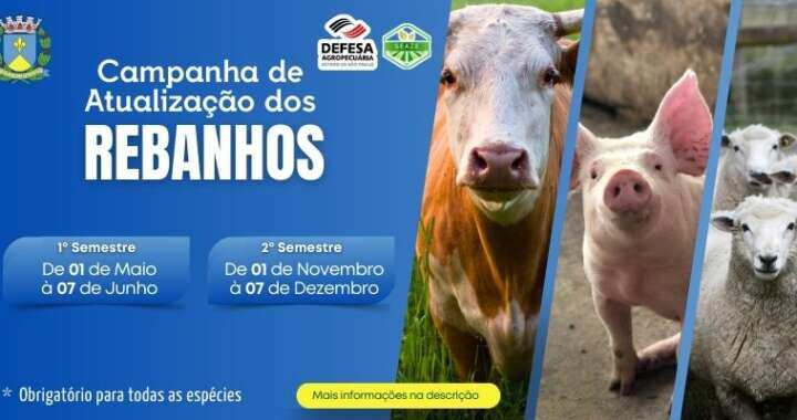 Descalvado anuncia "Campanha de Atualização dos Rebanhos – 1º e 2º Semestres" 2 eve 20250425164447 1