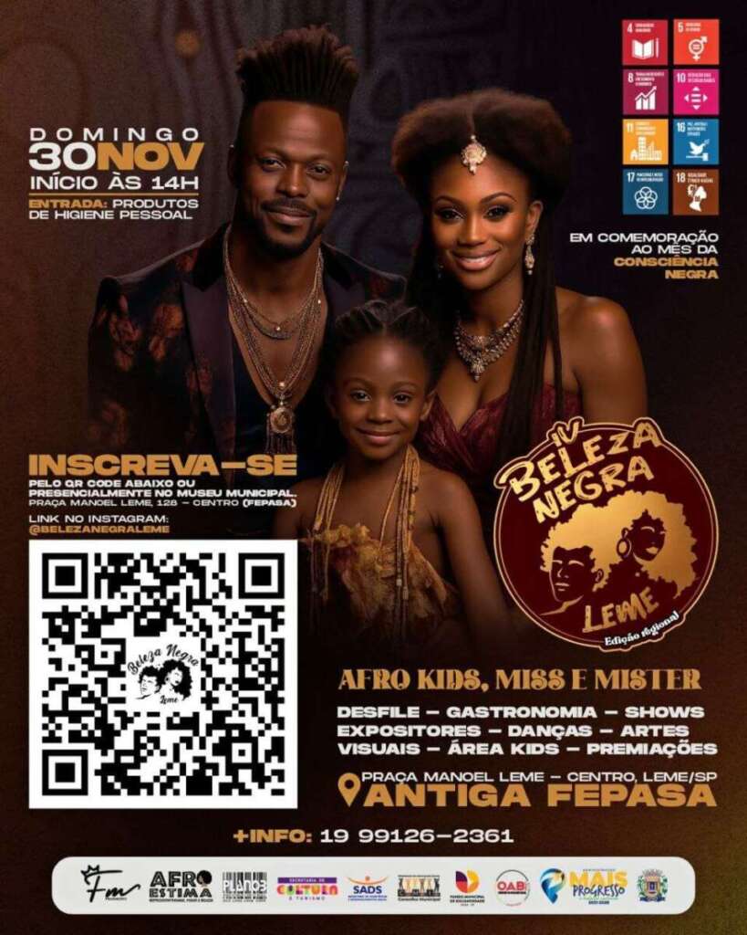 A cidade de Leme firma novo acordo com a UNESCO. Veja mais: Mês da Consciência Negra. Dia Mundial e Nacional do Diabetes 2 Alteracao data 4a Edicao Concurso Beleza Negra 1