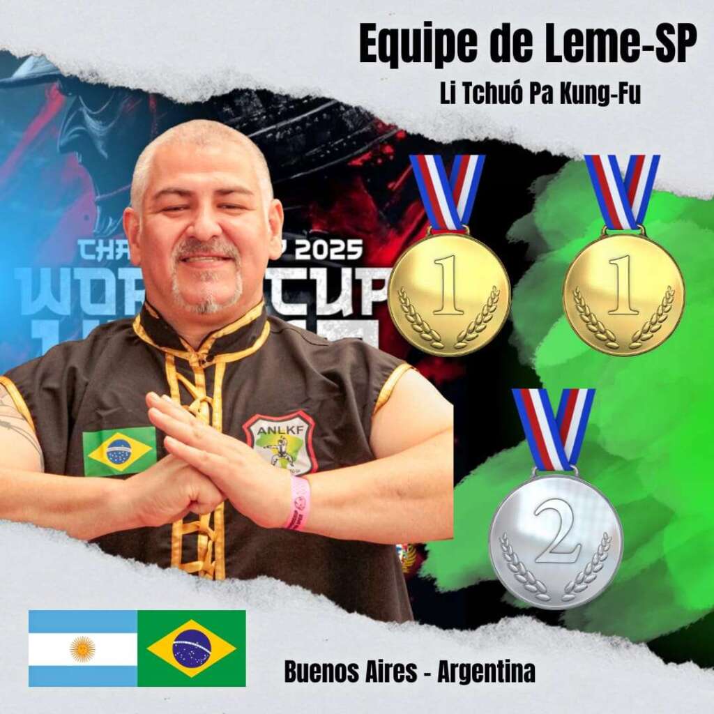 Atletas de Leme conquistam destaque internacional no Campeonato de Kung Fu na Argentina4
