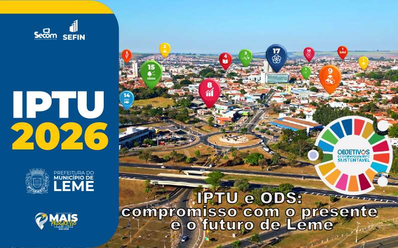 Leme. Carnês do IPTU 2026 começam a ser entregues 1 IPTU 2026