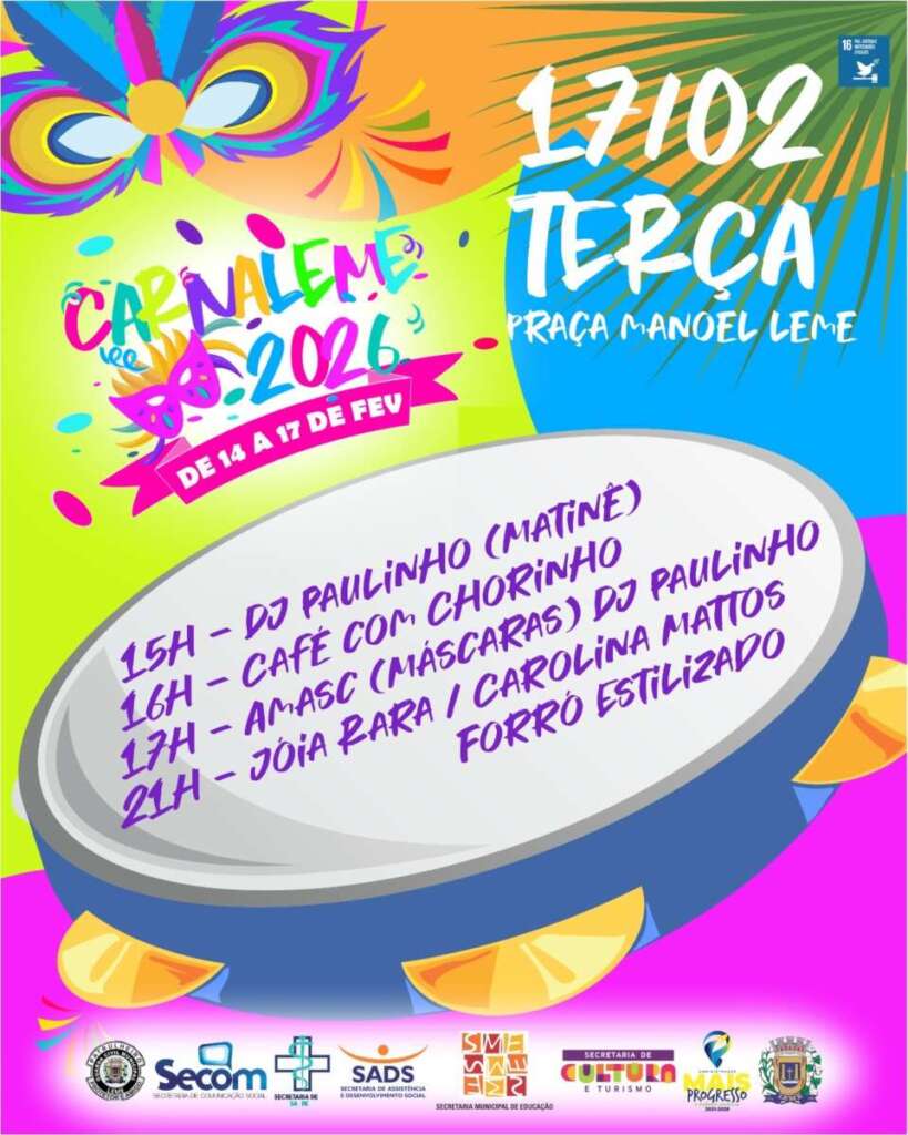 Carnaval em Leme. Prefeitura divulga balanço de ações e eventos para a comunidade 7 0c6c3fcb d6df 40a3 801d 6dfe8e534239